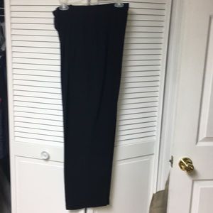 Jones New York charcoal black silk suit pants